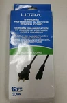Ultra 2-PRONG Notebook & Device Power Cord 12FT,. Fixed Price $9.99.