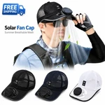 Solar Charging Fan Hat -breathable Mesh Uv Protection Baseball Cap For Men.. Fixed Price $14.99.
