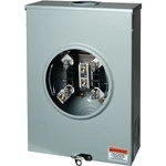Square UTRS213B Meter Socket, 1-PHASE, 200 A, 600 V, 4-JAW, Overhead, Nema 3R. Fixed Price $145.83.