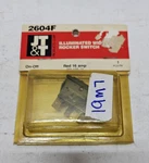 P/n 2604F 16 Amp 12 Volt On/off Red Illum Rocker Switch. Fixed Price $19.00.