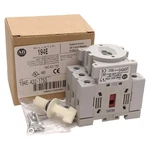 Allen Bradley 194E-A32-1753 Disconnect Switch, 3-POLE, 15HP 32A 600VAC, Din Rail. Fixed Price $100.00.