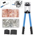 Copper Lugs Ring Terminals Bare Battery Welding Crimp Wire Connectors Kit Set. Fixed Price $36.99.