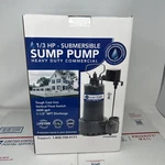 Proflo PF92352 1/3 Hp Cast Iron Submersible Sump Pump With Side Discharge. Fixed Price $167.99.