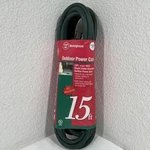 Westinghouse Grounded Outdoor Power Cord Green 15' Medium Duty All Weather Bnip. Fixed Price $14.95.