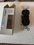 14 New Pass & Seymour Legrand Brown Electrical Duplex Outlet Plugs 15AMP. Fixed Price $14.00.