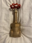 Milwaukee Bronze Gate Valve 150 Swp 300 Wog 2". Fixed Price $74.00.