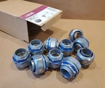 Box Of Halex Straight Liquid Tight Compression Conduit Connector 1", # 16210B. Fixed Price $39.99.