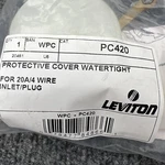 Leviton PC420 Cap For 20A 4-WIRE Watertight Pin & Sleeve Plug/inlets New. Fixed Price $24.49.