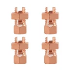 4PCS Split Bolt Connector Copper Grounding Clamps For Completing Bonding. Fixed Price $16.33.