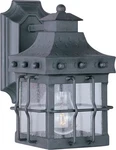 Maxim 30081 Country Forge / Seedy Glass Nantucket 10"H 1-LIGHT Wall Sconce. Fixed Price $196.20.