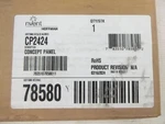 New Nvent Hoffman CP2424 Concept Panel 22-3/4"X 23" Mild Steel White 78580. Fixed Price $109.00.