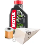 Tusk 1529860758 4-STROKE Oil Change Kit Motul 5100 Synthetic 10W-40. Fixed Price $31.79.