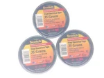 Rolls - 3M 3/4 X 66FT Scotch Green Vinyl Color Coding Electrical Tape 35 10851. Fixed Price $13.99.