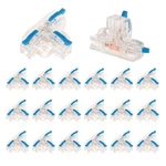 Diann 20PCS T-shape Lever Nut Wire Connector 3 Way Universal C.... Fixed Price $11.86.
