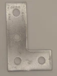 B-line B143, Steel Corner Plate, Hole, Zinc Plated Strut Fitting. Fixed Price $9.00.
