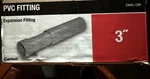 Carlon 3" Sch. 40 Expansion Coupling W/ Male Terminal Adapter E945L Free S/h. Fixed Price $64.00.
