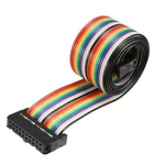 Uxcell Idc Rainbow Wire Flat Ribbon Cable 20 Pins 66CM, Multicolor. Fixed Price $16.25.