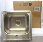 Nos Dayton Sink, D115151 Stainless Steel Original Box, 15" 5-3/16". Fixed Price $49.95.
