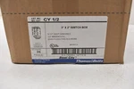 Thomas & Betts Cy Gangable Switch Box, 3-1/2" Deep, Knockout (lot Of 5). Fixed Price $29.99.