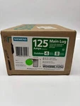 Siemens (W0408ML1125U) Load Center Gray, Amps. Fixed Price $65.00.