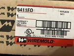 Wiremold 5411FO Radiused Flat Elbow Fitting,ivory,pvc. Fixed Price $45.00.