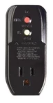 Voltec Amp Black Grounded Outlet Adapter Nema 5-15P, 5-15R. Fixed Price $15.95.