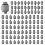 Vevor 1/2 100 Pcs Liquid Tight Connector Non-metallic Conduit Fitting. Fixed Price $45.90.
