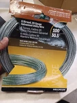 Anchor Wire 100 Ft. Ga. Galvanized Steel 6-STRAND General Purpose 122070. Fixed Price $19.95.