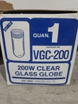 Stonco VGC200 200WATT Clear Glass Globe. Fixed Price $20.64.