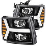 Alpharex Luxx Led Projector Headlights For Chevy Silverado 2500 & 3500 Hd. Fixed Price $725.00.