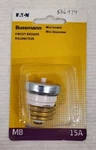Eaton Bussmann New Circuit Breaker Mini Plug BP/MB-15 Amp #536974. Fixed Price $19.99.