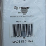Steren Wall Plate 4P4C Handset Cord Connector White Mpn 300-214WH. Fixed Price $5.00.
