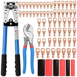 Tivorex Battery Cable Lug Crimping Tool Awg 8-1/0 Electrical With Cutter New. Fixed Price $38.88.
