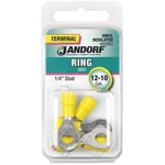 Jandorf 60993 Ring Terminal, 12 To 10 Awg Wire, 1/4 Stud, Vinyl Insulation, C. Fixed Price $12.42.