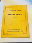 Vintage Allis-chalmers Flight-line Elevator Parts Manual. Fixed Price $20.00.