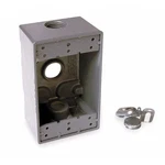 Bell Outdoor 5320-0 Weatherproof Electrical Box, Gang, 1/2 In Hub Size,. Fixed Price $5.19.