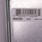 Steel City Outlet Box Surface Cover Square Alloy Galvanized 4" RS9. Fixed Price $5.66.