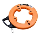 Klein Tools Steel Fish Tape 50' 1/8" Wide Orange Drywall Cable Puller 56001. Fixed Price $30.64.
