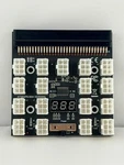 ATX64P6 N04 Crypto Mining Psu Breakout Board 12 Pcie Pin Ports Led Display. Fixed Price $32.00.