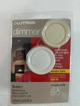 Lutron DNG-600PH-DK Rotary Dimmer Switch Single Pole 600W White Ivory New. Fixed Price $7.16.