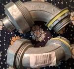 Halex 91695 Conduit Elbows, 90 Deg Angle, 1/2 In, Zinc. Fixed Price $7.00.
