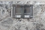 Hubbell HBLSS84X 2 Outlet Opening Silver Stainless Steel Weatherproof Wall Plate. Fixed Price $79.99.