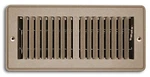4" 10" Mobile Home Floor Register Vent Grille With Back Dampers - Fixed .... Fixed Price $25.23.