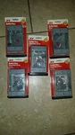 (5 Ct) Ace Outlet Box #31653 Four Hole 3/4" All Weather Grey. Fixed Price $29.99.