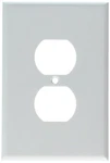 Leviton 001-88103-W Single Gang White Duplex Receptacle Wallplate. Fixed Price $7.95.
