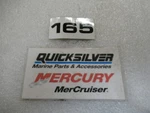 Q3A Genuine Mercury Quicksilver 37-76751 Decal Oem New Factory Boat Parts. Fixed Price $7.86.