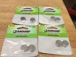 Lot Of 4 Packages (2 In Each Package) Jandorf Lock-up Caps. Fixed Price $9.95.