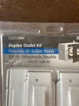 Thomas & Betts Duplex Outlet Kit CS312WH. 15A, 125 Volts Ac, Weatherproof. Fixed Price $20.00.