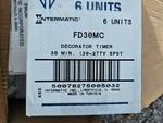 (6) FD30MC Intermatic Wall Timer Minute Case Of 6- Fast Same Day Ship!. Fixed Price $69.99.
