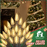 50 Led Outdoor String Lights Battery Power Waterproof Party Wedding Fairy. Fixed Price $6.99.